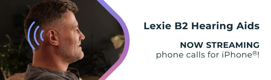 lexie hearing aid now stream bluetooth calls to Iphones