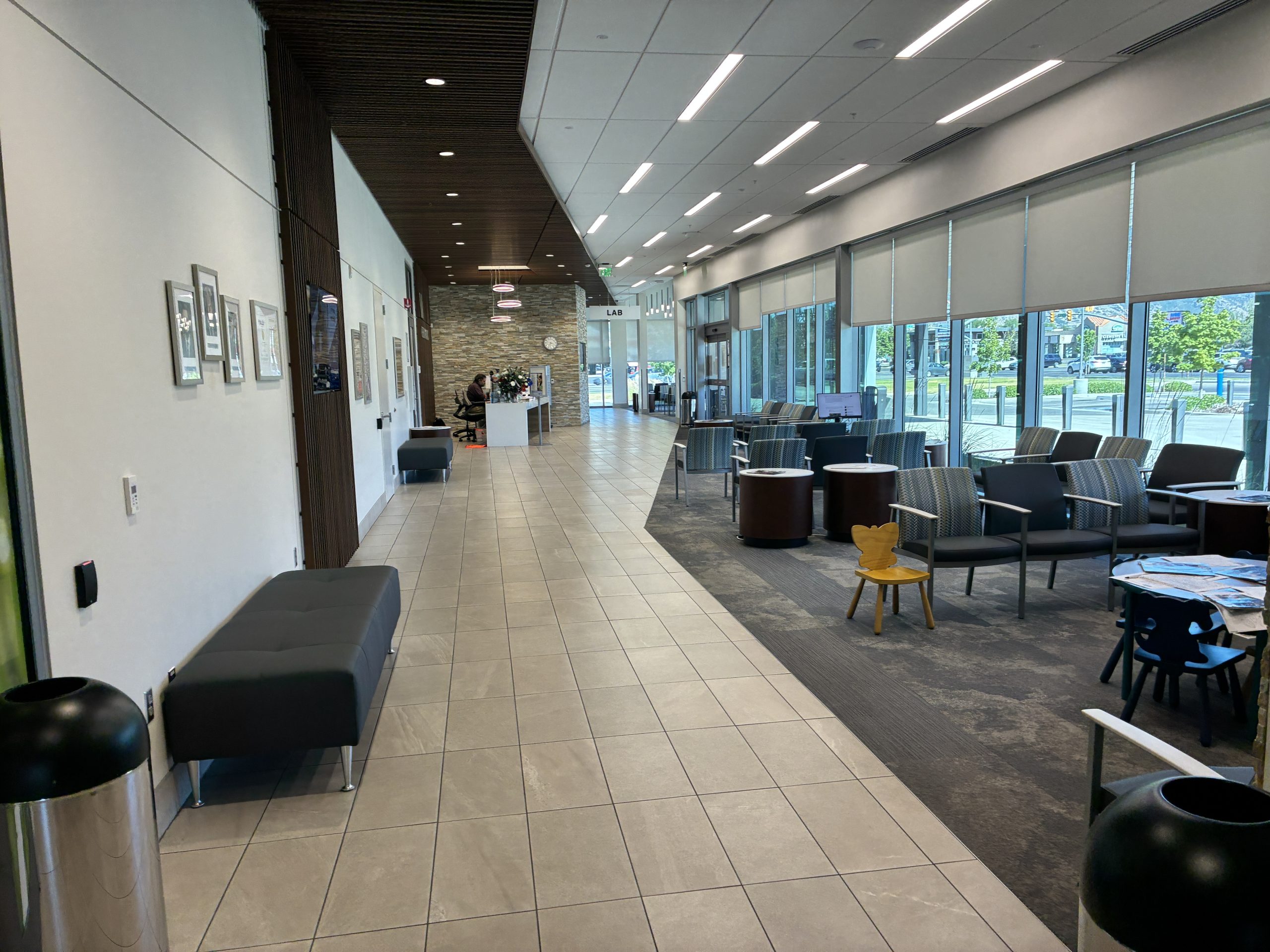 VA audiology clinic waiting room