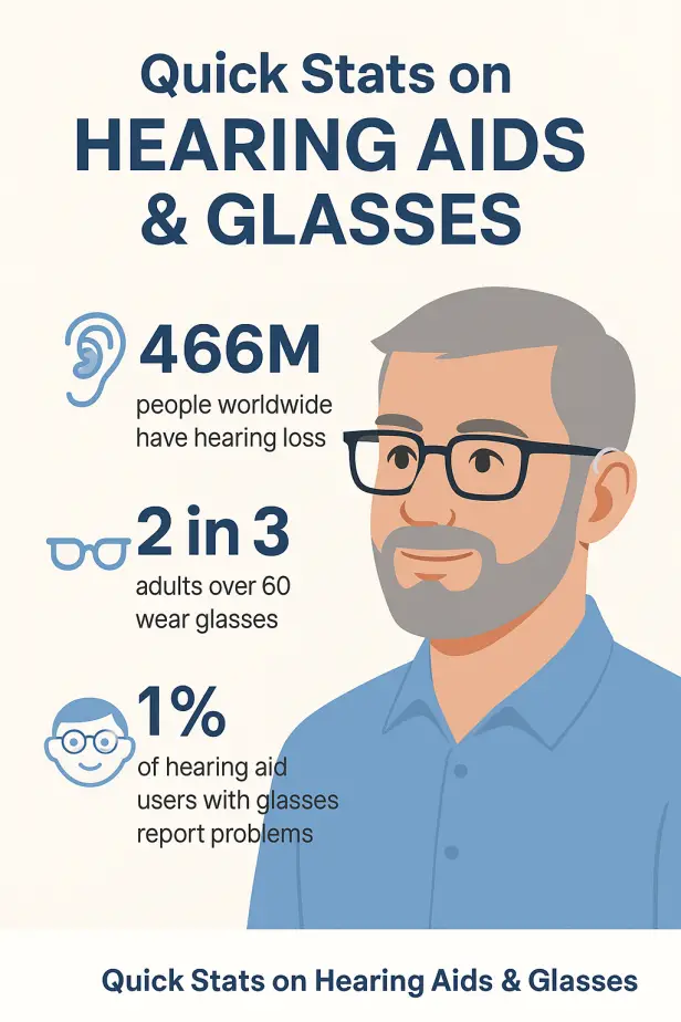 Wearing Hearing Aids with Glasses: An Audiologist’s Guide